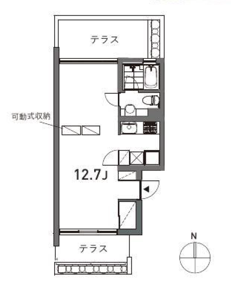 ｚｅｐｈｙｒ103の間取り