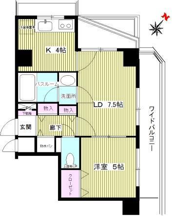 モナーク碑文谷２０５の間取り