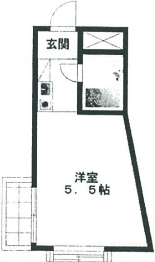 ハイタウン駒場東大前206の間取り