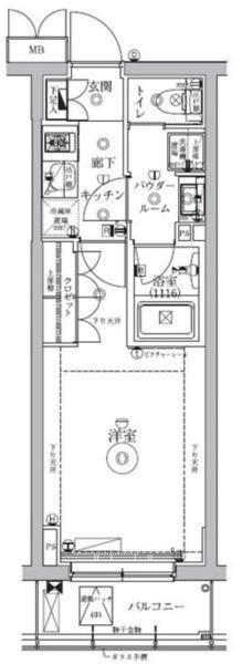 セジョリ自由が丘303の間取り