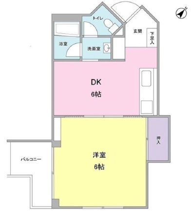 ラ・メゾン304の間取り