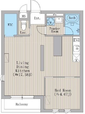 ルーチェ学芸大学303の間取り