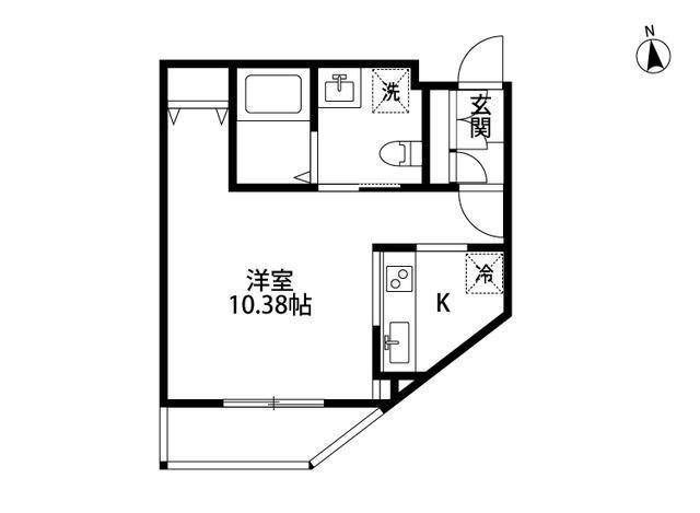 ＳＨＩＭＯＵＭＡ６ＡＰＡＲＴＭＥＮＴ401の間取り