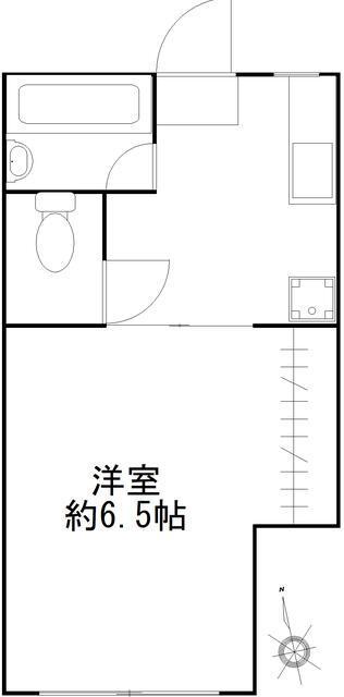 八木ビル303の間取り