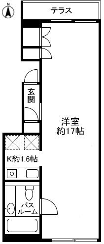 BUENA CASA 青葉台202の間取り