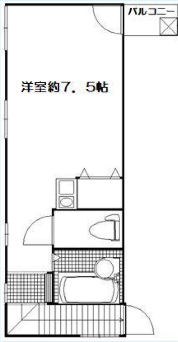 アイコート三軒茶屋201の間取り