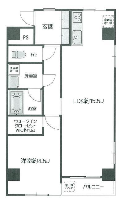 サンビューハイツ代官山203の間取り