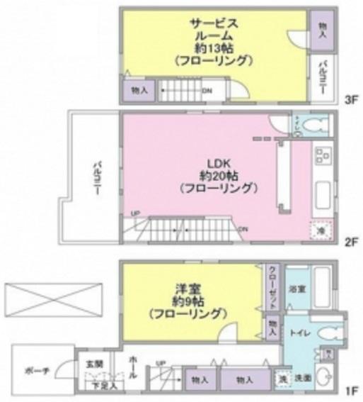 下馬6丁目貸家-の間取り