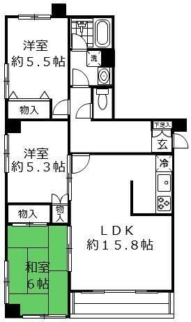 ワイズエミネンス302の間取り