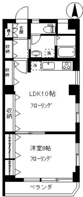 アゼリアフラット101の間取り