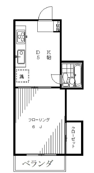 ピースマンション203の間取り