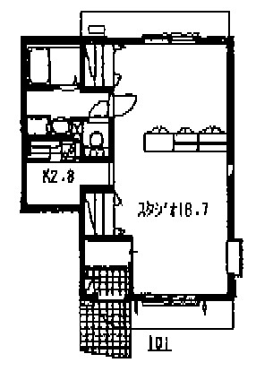 コートヴィラ吉祥寺101の間取り