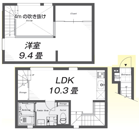 カルティエラタン三軒茶屋#021の間取り