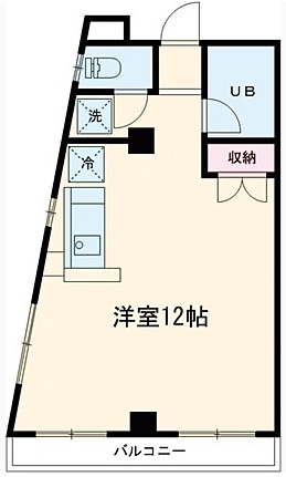 ノーブル駒沢402の間取り