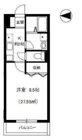 グラッセア馬事公苑第二202の間取り