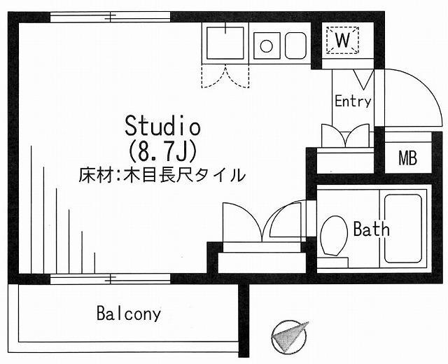 ＳＯＣＩＥＴＹ　ＳＡＫＵＲＡ－ＳＨＩＭＭＡＣＨＩ401の間取り