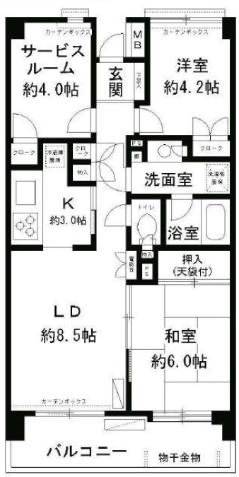 クレスト井村203の間取り