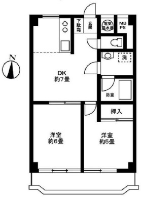 クレードルみた302の間取り