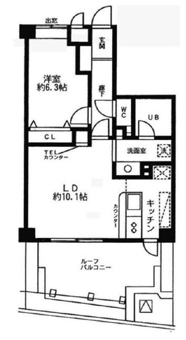 シルフィード南平台B702の間取り