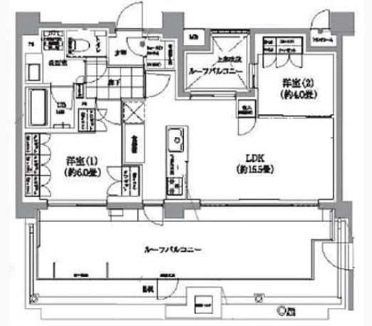 イニシアイオ武蔵小山505の間取り