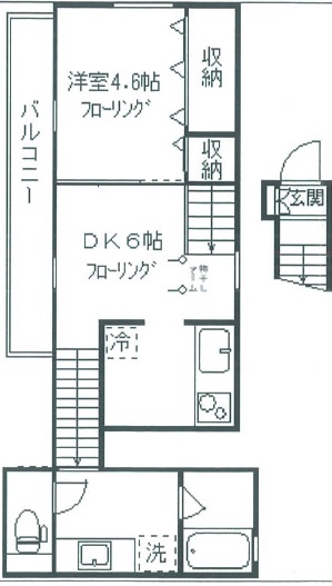 Three Lions学芸大学（スリーライオンズ学芸大学）201の間取り