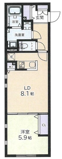 LUORE学芸大学(ルオーレ学芸大学)301の間取り