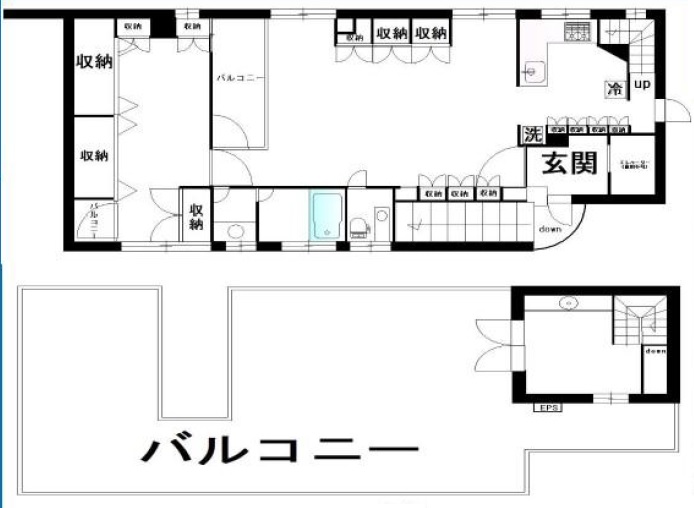 ハーデン3階の間取り