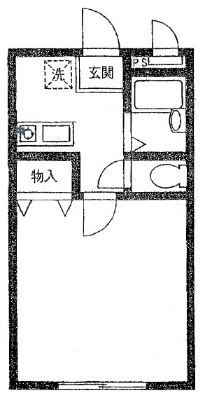 フレグランス鷲尾102の間取り