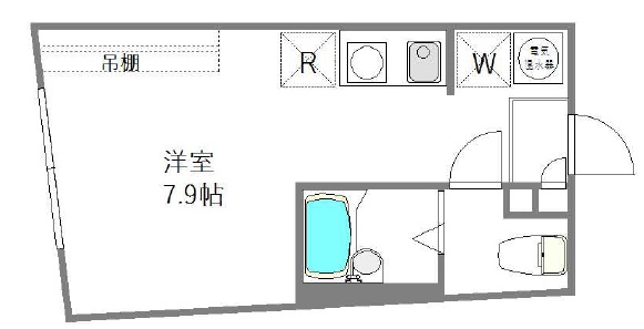 COCOFLAT三軒茶屋302の間取り