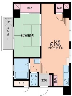 マンション恵比寿苑413の間取り