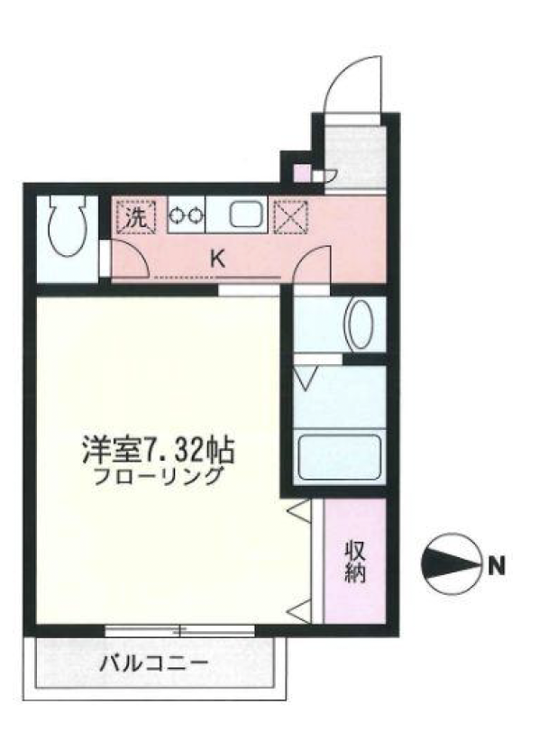 レヴィニオン駒沢103の間取り