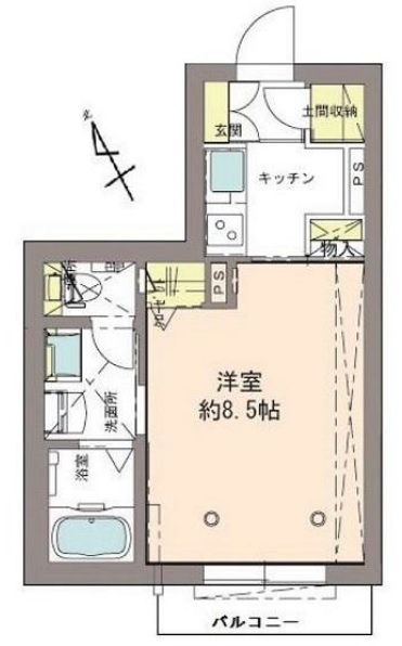 アゼリア代官山102の間取り