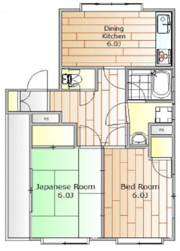 フーリエ駒場201の間取り