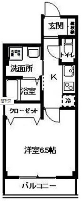 ソルクレア代沢303の間取り