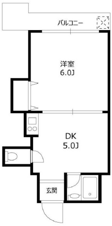 サンベルガーデン212の間取り
