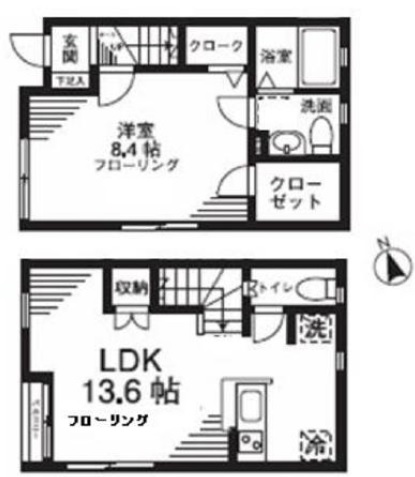 デザインコートAnge105の間取り