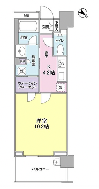 クロスエアタワー1314の間取り