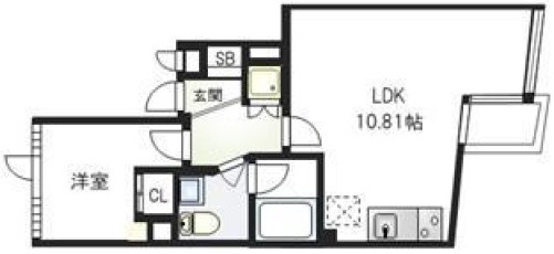 i-LAND渋谷東103の間取り
