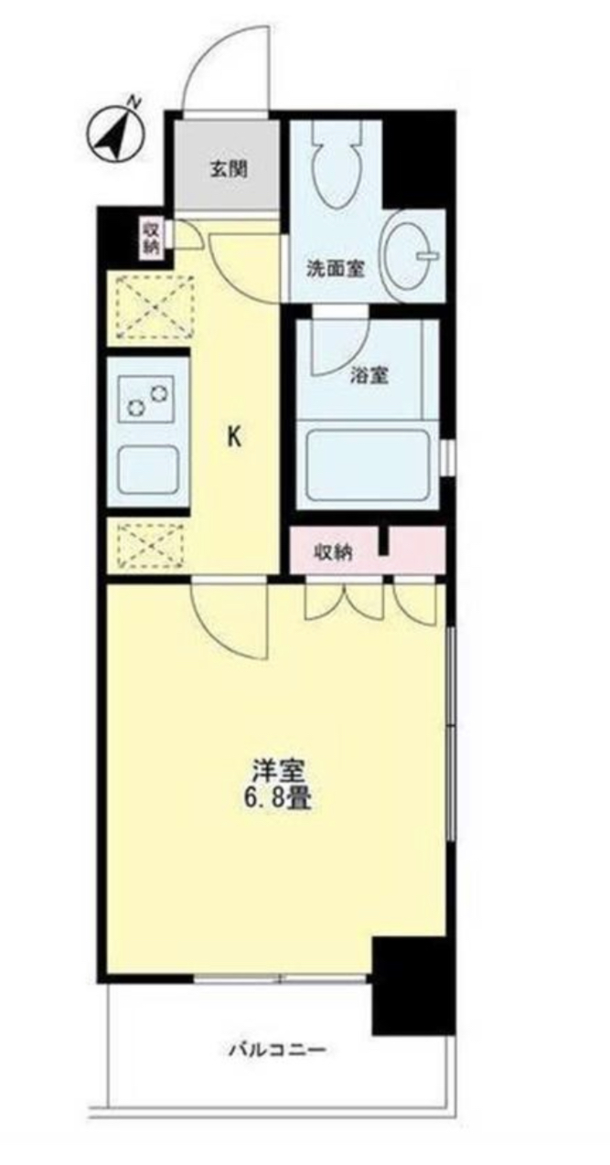 ステラメゾン学芸大学104の間取り