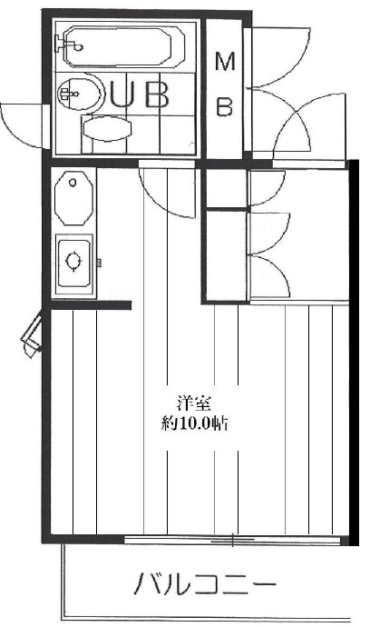 パーク・ノヴァ渋谷504の間取り