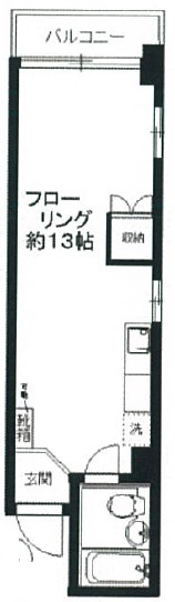 ビラネージュ203の間取り