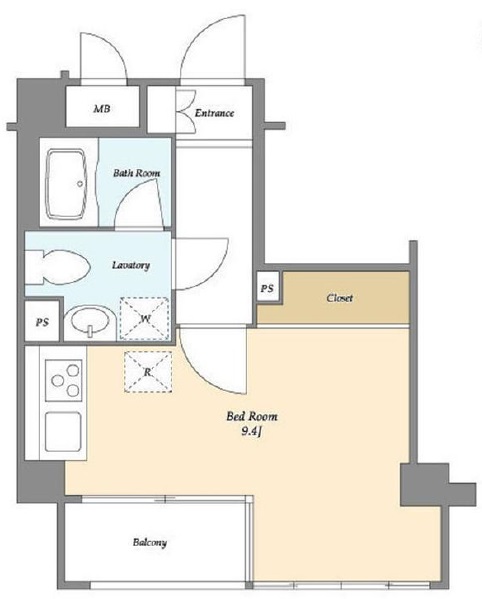 ADIK恵比寿南702の間取り