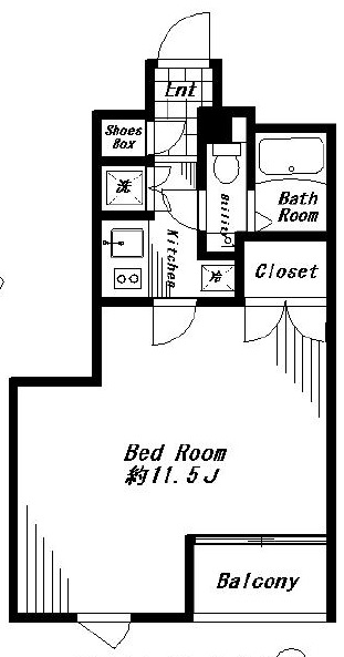 ビバリーホームズ代官山404の間取り