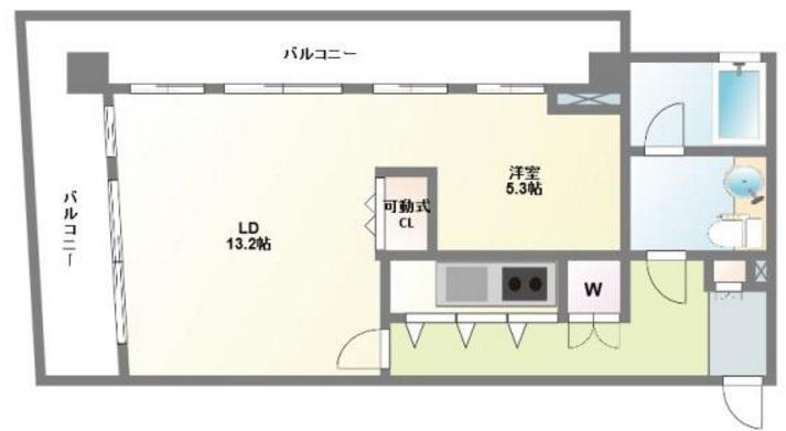 ザ・ヒルズ代々木上原203の間取り