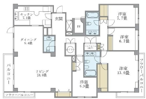 ミヤケホームズ301の間取り