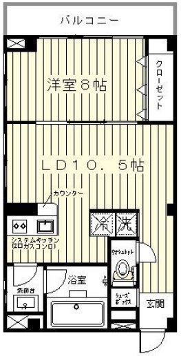 有澤ハイム301の間取り