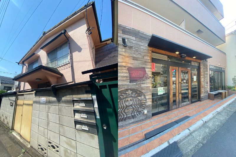 サンハイツ池尻1Fの外観