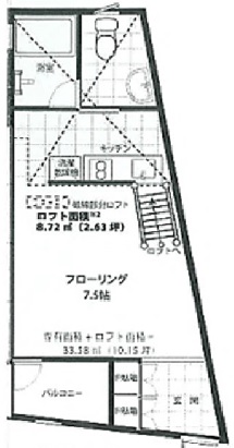 プラウドジェム渋谷神南301の間取り