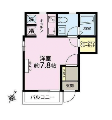 Mアパートメント101の間取り