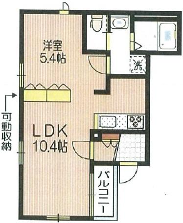 Casa zelkova101の間取り